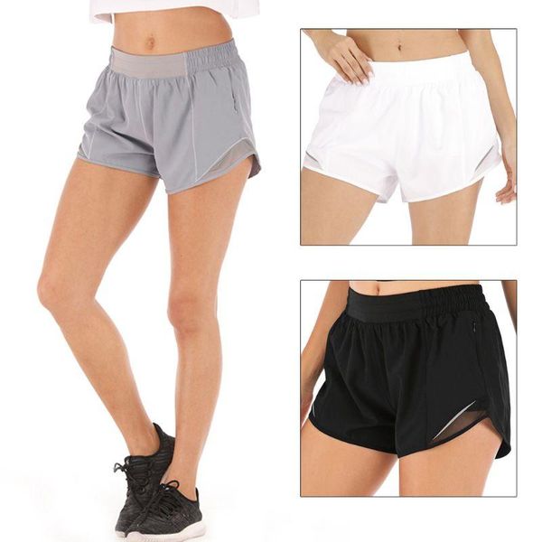 women 2-in-1 sport workout running shorts mesh patchwork solid color quick dry loose gym with zipper pockets women's, White;black
women 2-in-1 sport workout running shorts mesh patchwork solid color quick dry loose gym with zipper pockets women's, White;black