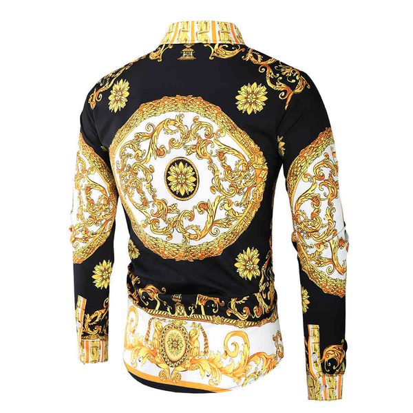 men's casual shirts luxury royal slim fit long sleeve paisley print camisa social masculina manga longa prom party xz8n, White;black
men's casual shirts luxury royal slim fit long sleeve paisley print camisa social masculina manga longa prom party xz8n, White;black