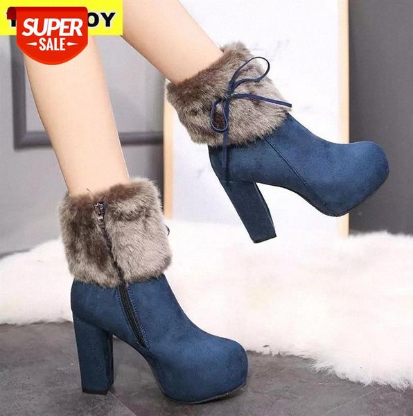 new winter shoes women boots fashion women's high heel plush warm fur ladies brand ankle botas platform boots high #zw58
new winter shoes women boots fashion women's high heel plush warm fur ladies brand ankle botas platform boots high #zw58