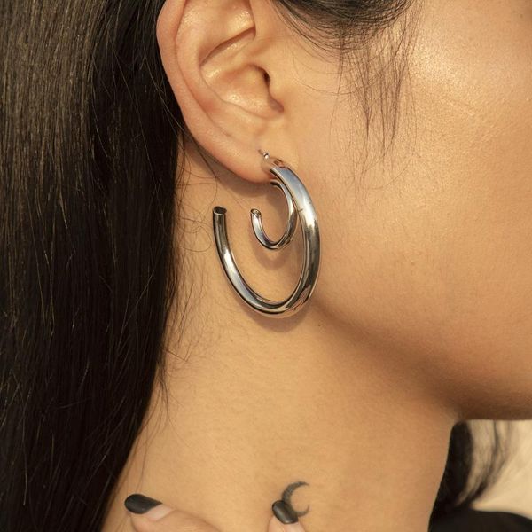 dangle & chandelier jewelry ins minimalist cold wind c-shaped earrings wild double half circle geometric metal women b02098, Silver
dangle & chandelier jewelry ins minimalist cold wind c-shaped earrings wild double half circle geometric metal women b02098, Silver
