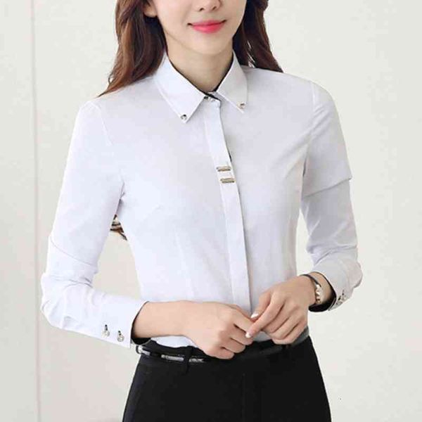 woman ladies casual button cotton blouse blusa feminina women shirts with pocket blouse offices lady, White
woman ladies casual button cotton blouse blusa feminina women shirts with pocket blouse offices lady, White