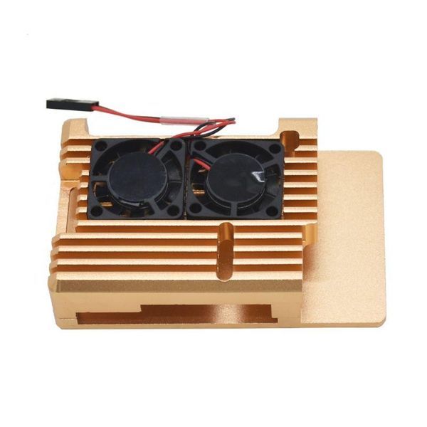 aluminum gold enclosure case metal shell box heatsink for raspberry pi 4 model b fans & coolings
aluminum gold enclosure case metal shell box heatsink for raspberry pi 4 model b fans & coolings