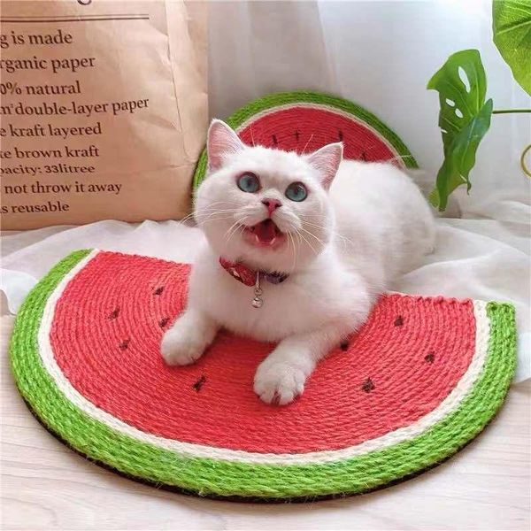 cat beds & furniture watermelon sisal mat scratching board pad wear resistant and breathable scratcher grinding claw toy
cat beds & furniture watermelon sisal mat scratching board pad wear resistant and breathable scratcher grinding claw toy