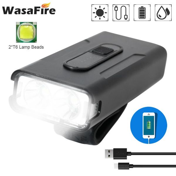 wasafire bicycle light front t6 led usb rechargeable lamp torch cycling sports safety tail lumiere velo bike lights
wasafire bicycle light front t6 led usb rechargeable lamp torch cycling sports safety tail lumiere velo bike lights