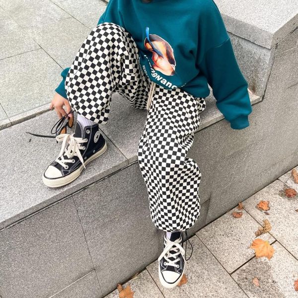 trousers 2021 winter children's leisure checkerboard plush straight leg pants for middle and big children, Blue
trousers 2021 winter children's leisure checkerboard plush straight leg pants for middle and big children, Blue