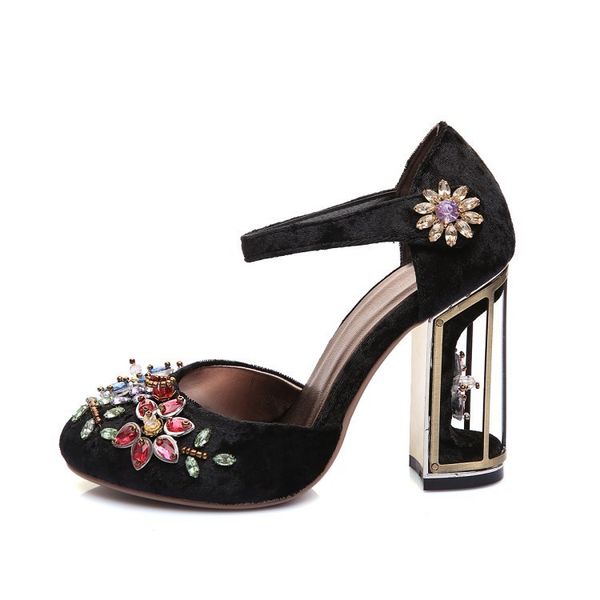 70% off factory online summer new sandals women's bag head velvet hand sewn rhinestone flower round birdcage super high heel shoes larg, Black
70% off factory online summer new sandals women's bag head velvet hand sewn rhinestone flower round birdcage super high heel shoes larg, Black