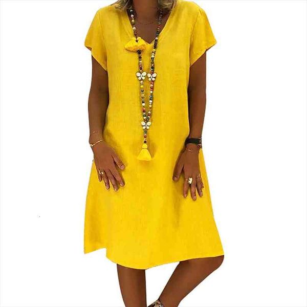 casual womens dresses summer beach loose solid color linen short sleeve v neck dress summer dress vestidos de mujer casual, Black;gray
casual womens dresses summer beach loose solid color linen short sleeve v neck dress summer dress vestidos de mujer casual, Black;gray