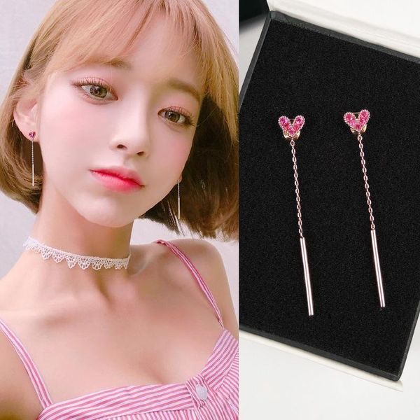 dangle & chandelier women simple love heart long tassel drop earrings for accessories rhinestone pendientes gift fashion jewelry brincos bou, Silver
dangle & chandelier women simple love heart long tassel drop earrings for accessories rhinestone pendientes gift fashion jewelry brincos bou, Silver