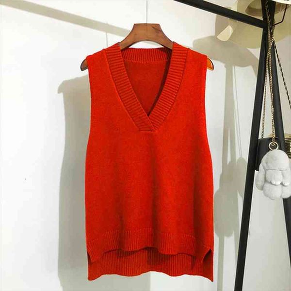 sweater autumn and winter korean loose wild pink sweater vest women sleeveless v-neck knitted vest womens, White;black
sweater autumn and winter korean loose wild pink sweater vest women sleeveless v-neck knitted vest womens, White;black