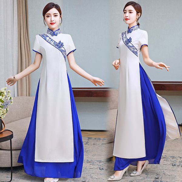 ao dai dress summer new vietnam dress women elegant cheongsam folk chinese dress qipao vietnam traditional 10228, Red
ao dai dress summer new vietnam dress women elegant cheongsam folk chinese dress qipao vietnam traditional 10228, Red
