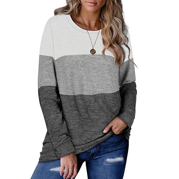women's hoodies & sweatshirts xingqing sweatshirt women fashion long sleeve color block casual round neck pullover for ladies female, Black
women's hoodies & sweatshirts xingqing sweatshirt women fashion long sleeve color block casual round neck pullover for ladies female, Black