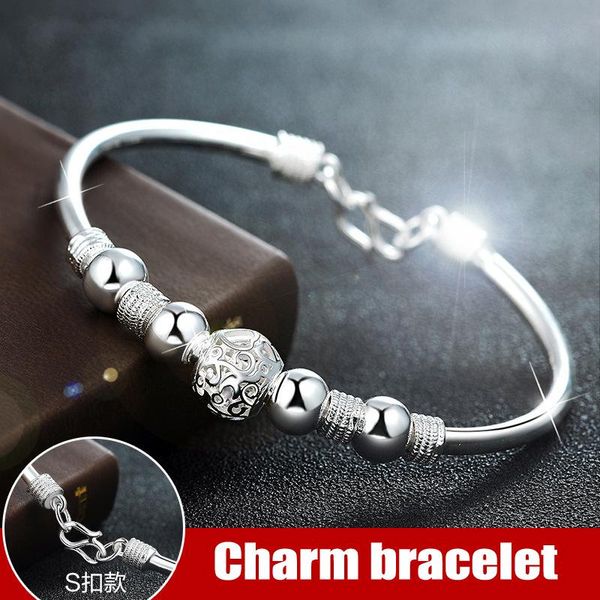 charm bracelets delicate silver plated lucky bracelet for women femme fashion adjustable cuff bangles jewelry gift wholesale, Golden;silver
charm bracelets delicate silver plated lucky bracelet for women femme fashion adjustable cuff bangles jewelry gift wholesale, Golden;silver