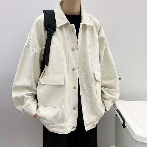 men's jackets godlikeu autumn casual korean single breasted solid denim jacket coats cardigan jean streetwear, Black;brown
men's jackets godlikeu autumn casual korean single breasted solid denim jacket coats cardigan jean streetwear, Black;brown
