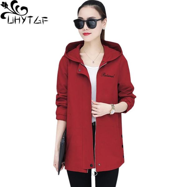 women's trench coats uhytgf spring women mid-length student loose plus size outerwear fashion hooded casual coat female clothes 477, Tan;black
women's trench coats uhytgf spring women mid-length student loose plus size outerwear fashion hooded casual coat female clothes 477, Tan;black