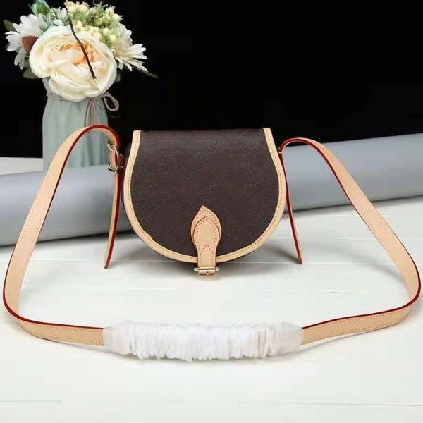 

Fashion womens messenger bag shoulder wallet casual designer handbags leather purses crossbody backpack calfskin microfiber lining adjustable strap, Brown
