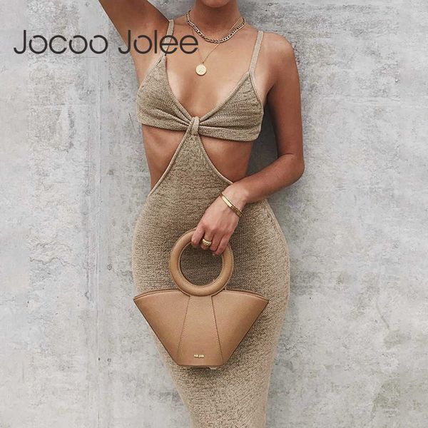 jocoo jolee women summer vacation knit elegant party club hollow pleated low-cut backless slim bodycon maxi dress 210619, Black;gray
jocoo jolee women summer vacation knit elegant party club hollow pleated low-cut backless slim bodycon maxi dress 210619, Black;gray
