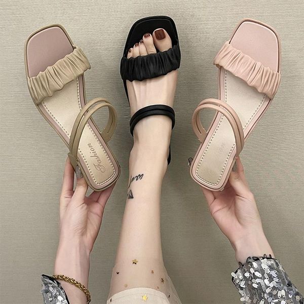 sandals 2021 women's dual-use in high heels fashion korean version of the simple outer wear and slippers, Black
sandals 2021 women's dual-use in high heels fashion korean version of the simple outer wear and slippers, Black