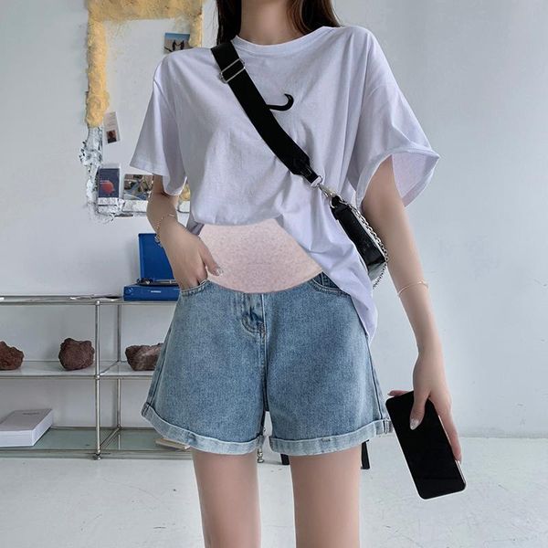 6822# summer thin denim maternity short jeans adjustable belly wide leg loose shorts for pregnant women casual pregnancy bottoms, White
6822# summer thin denim maternity short jeans adjustable belly wide leg loose shorts for pregnant women casual pregnancy bottoms, White