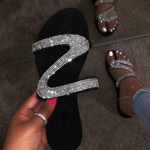send 2021 sandals women bright diamond casual outdoor travel flip flop beach shoes non-slip durable slippers, Black
send 2021 sandals women bright diamond casual outdoor travel flip flop beach shoes non-slip durable slippers, Black