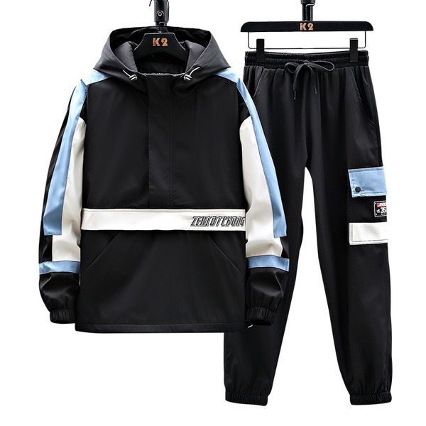 fashion color matching design men's long-sleeved suit long-sleeved hoodie with trousers, comfortable and fashionable, breathable and wa, Gray
fashion color matching design men's long-sleeved suit long-sleeved hoodie with trousers, comfortable and fashionable, breathable and wa, Gray