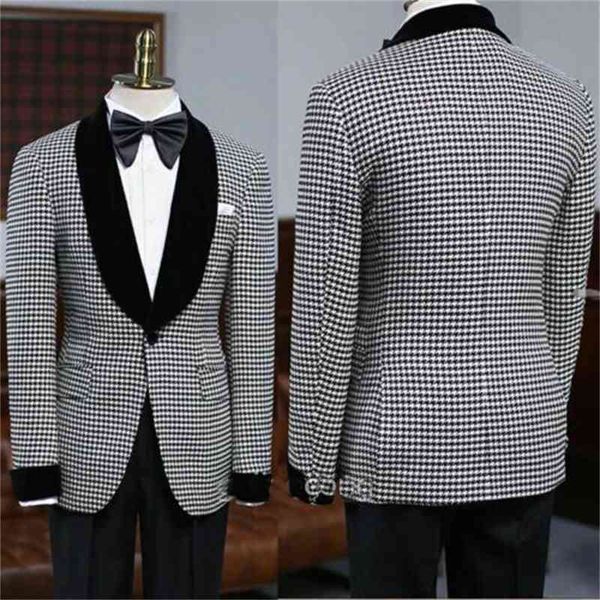 men's suits & blazers manna houndstooth black jacket pants hombre men's suits fine fitting two tuxedos groom wedding tuxedo blazer, White;black
men's suits & blazers manna houndstooth black jacket pants hombre men's suits fine fitting two tuxedos groom wedding tuxedo blazer, White;black