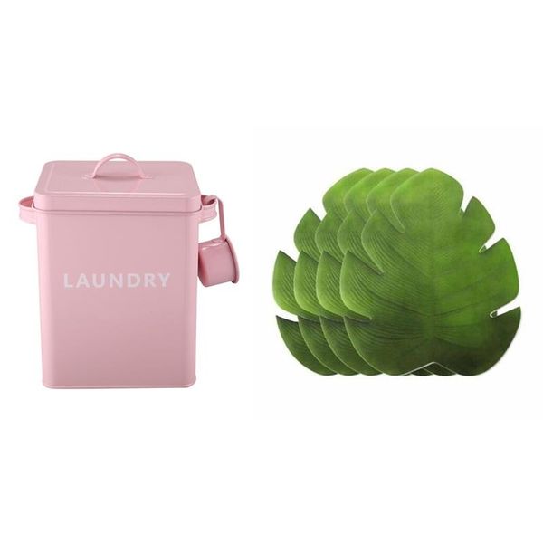 storage bottles & jars 1 pcs kitchen bathroom organizer box with spoon 4 banana leaf table mat
storage bottles & jars 1 pcs kitchen bathroom organizer box with spoon 4 banana leaf table mat