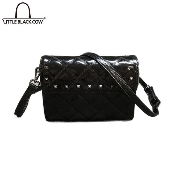 evening bags summer genuine cow leather women street rivets plaid shoulder bag female fashion office lady small flap
evening bags summer genuine cow leather women street rivets plaid shoulder bag female fashion office lady small flap