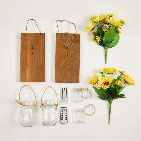 wall lamp 2pcs rustic mason jar sconces led fairy lights flowers with remote control battery powered for country home wedding cafe
wall lamp 2pcs rustic mason jar sconces led fairy lights flowers with remote control battery powered for country home wedding cafe