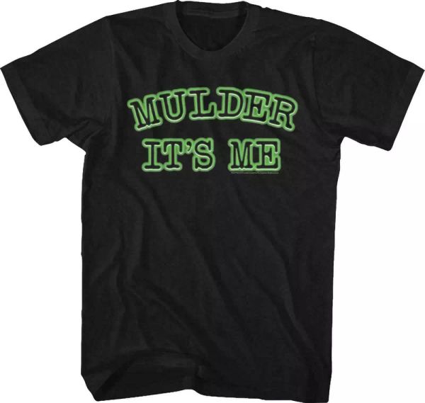 The X Files Mulder Its Me T Shirt Mens Licensed TV Show Alien UFO Retro Black, White;black
The X Files Mulder Its Me T Shirt Mens Licensed TV Show Alien UFO Retro Black, White;black