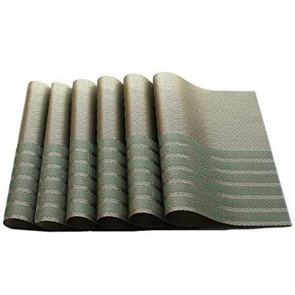 mats & pads table non-slip placemats, washable dining place heat resistant kitchen 6pcs
mats & pads table non-slip placemats, washable dining place heat resistant kitchen 6pcs