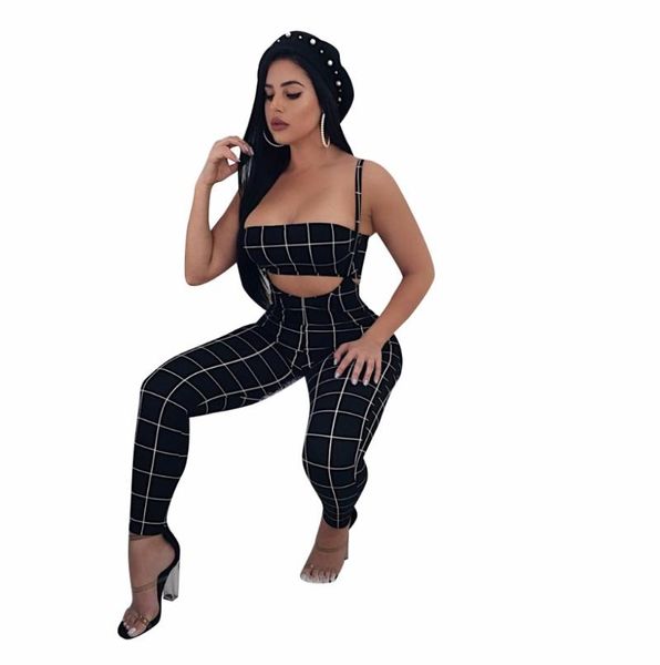 women's jumpsuits & rompers fashion black and white plaid jumpsuit 2021 summer overalls two piece set crop spaghetti strap womens, Black;white
women's jumpsuits & rompers fashion black and white plaid jumpsuit 2021 summer overalls two piece set crop spaghetti strap womens, Black;white