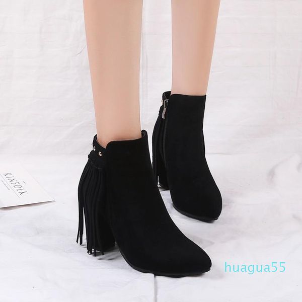 boots big size 9 10 11-17 women shoes ankle for ladies woman winter tassel rivet solid color, Black
boots big size 9 10 11-17 women shoes ankle for ladies woman winter tassel rivet solid color, Black