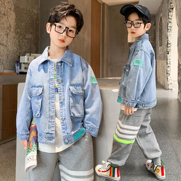 jackets quick delivery children's clothing boys denim jacket 4-15 years old personality design coat, korean windbreaker, Blue;gray
jackets quick delivery children's clothing boys denim jacket 4-15 years old personality design coat, korean windbreaker, Blue;gray