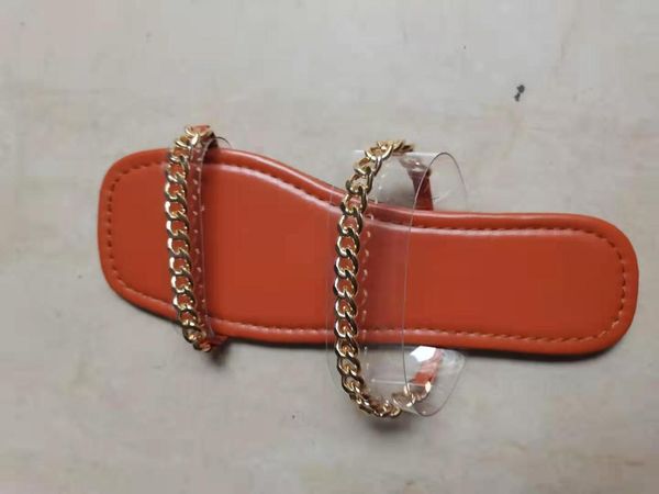 wish2021 summer europe and the united states is cool procrastinate flat chain slippers. lady a big yards slippers, Black
wish2021 summer europe and the united states is cool procrastinate flat chain slippers. lady a big yards slippers, Black