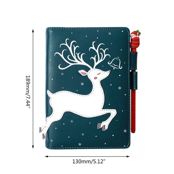 christmas elk leather diary notebook journal agenda planner notepad with pen set p9ya notepads, Purple;pink
christmas elk leather diary notebook journal agenda planner notepad with pen set p9ya notepads, Purple;pink