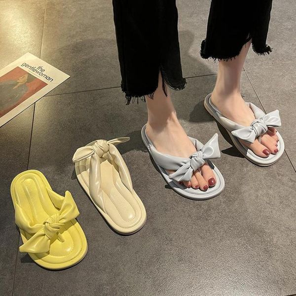 slippers flats women's shoes summer 2021 temperament bowknot fashion beach slides casual flip-flops sandalias mujer, Black
slippers flats women's shoes summer 2021 temperament bowknot fashion beach slides casual flip-flops sandalias mujer, Black