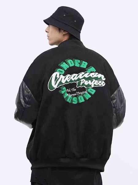 selling men hip hop patchwork thicken jackets letter embroidery flocking couples streetwear baseball coats winter bomber, Black;brown
selling men hip hop patchwork thicken jackets letter embroidery flocking couples streetwear baseball coats winter bomber, Black;brown