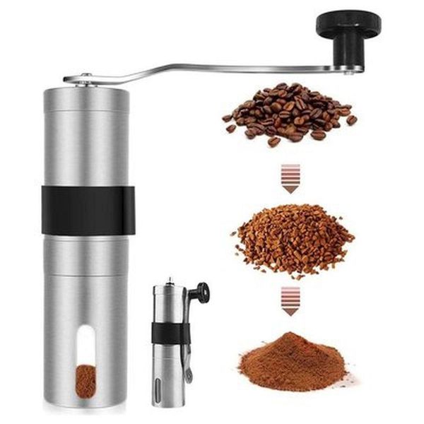 manual coffee grinders exquisite 304 stainless steel grinder portable bean household small machine can be washed
manual coffee grinders exquisite 304 stainless steel grinder portable bean household small machine can be washed