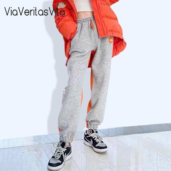 korean casual loose gray orange patchwork sweatpants 2021 autumn stylish female track pants drawstring elastic waist trouser women's &, Black;white
korean casual loose gray orange patchwork sweatpants 2021 autumn stylish female track pants drawstring elastic waist trouser women's &, Black;white