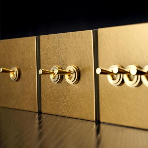 smart home control improvement wall light toggle switch retro brass lever stainless steel champagne gold panel momentary
smart home control improvement wall light toggle switch retro brass lever stainless steel champagne gold panel momentary