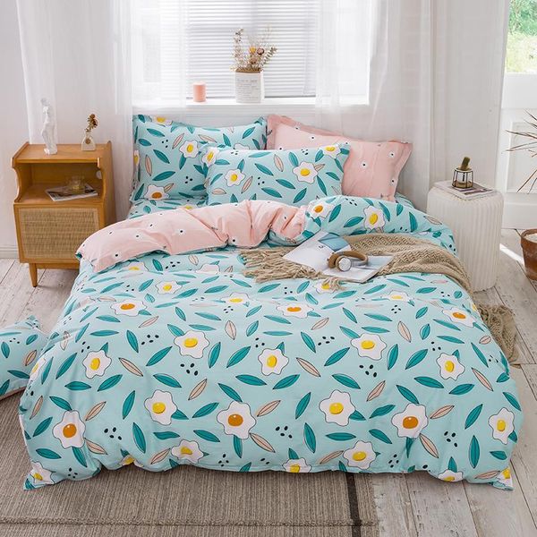 bedding sets pure cotton fresh style skin-friendly and comfortable sleep set duvet cover quilt cover pliiowcase 4pcs
bedding sets pure cotton fresh style skin-friendly and comfortable sleep set duvet cover quilt cover pliiowcase 4pcs