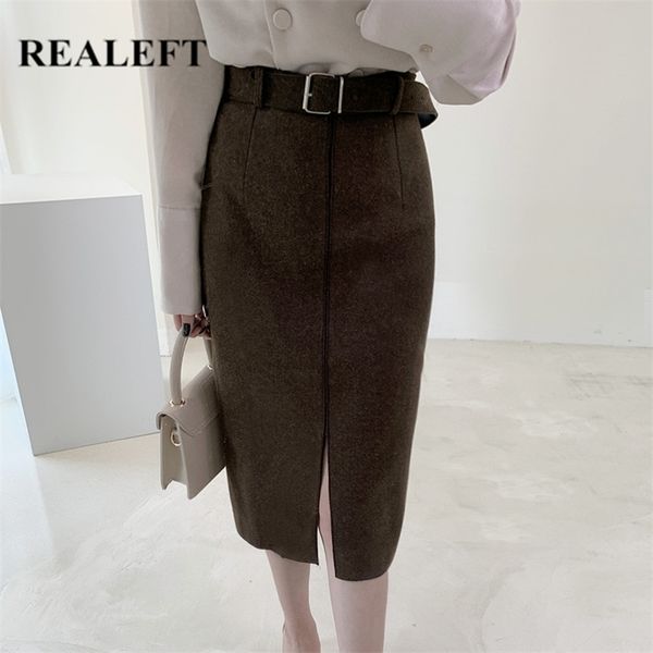 autumn winter woolen women wrap skirt with belt fashionable office ladies high waist split elegant midi skirts 210428, Black
autumn winter woolen women wrap skirt with belt fashionable office ladies high waist split elegant midi skirts 210428, Black