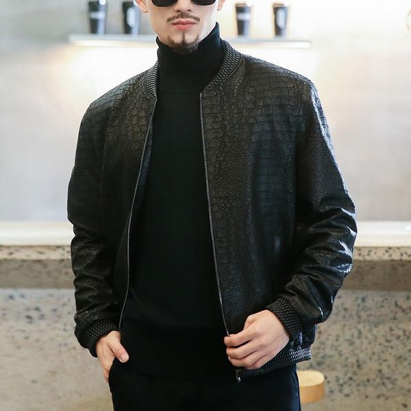 leather men's suede short coat soft sheepskin straight tube loose business casual jacket autumn winter & faux, Black
leather men's suede short coat soft sheepskin straight tube loose business casual jacket autumn winter & faux, Black