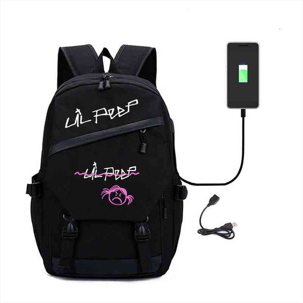 lil peep men and women backpack bag for lapbagpack girls with usb charging port canvas headphone cable
lil peep men and women backpack bag for lapbagpack girls with usb charging port canvas headphone cable