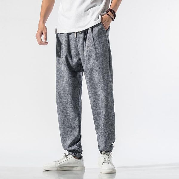 chinese style casual pants men cotton summer harem pants lightweight 2021 new joggers men, Black
chinese style casual pants men cotton summer harem pants lightweight 2021 new joggers men, Black