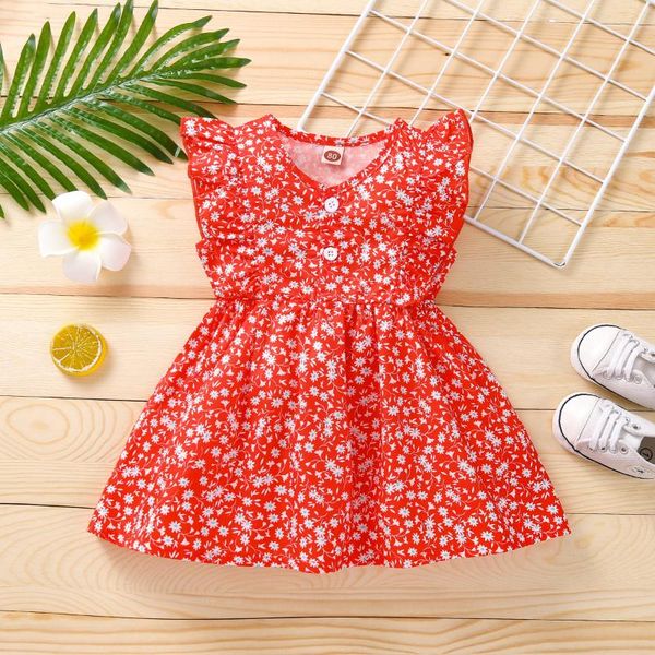 girl's dresses toddler girl princess dress kid vintage floral print child lace halter casual summer outfits clothes, Red;yellow
girl's dresses toddler girl princess dress kid vintage floral print child lace halter casual summer outfits clothes, Red;yellow