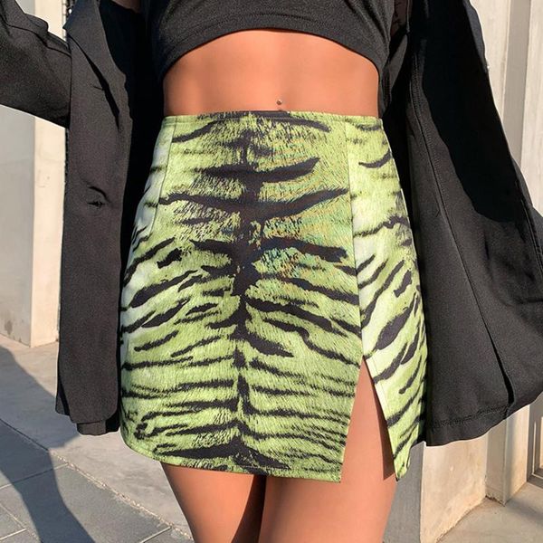 women split green leopard mini skirts girls 2021 fashion causal bodycon party club highstreet summer chic, Black
women split green leopard mini skirts girls 2021 fashion causal bodycon party club highstreet summer chic, Black