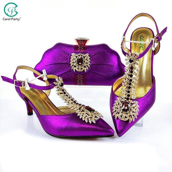 dress shoes est italian design fashion special style african women's wedding and bag sets in purple color for royal party, Black
dress shoes est italian design fashion special style african women's wedding and bag sets in purple color for royal party, Black