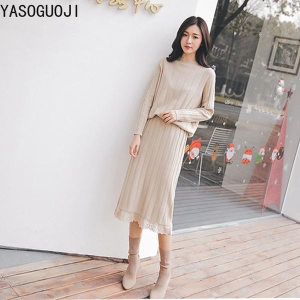 women's two piece pants yasuguoji 2021 fashion knitted set women pullover and knee-length skirt solid color sweater 2 pieces sets ltz1, White
women's two piece pants yasuguoji 2021 fashion knitted set women pullover and knee-length skirt solid color sweater 2 pieces sets ltz1, White