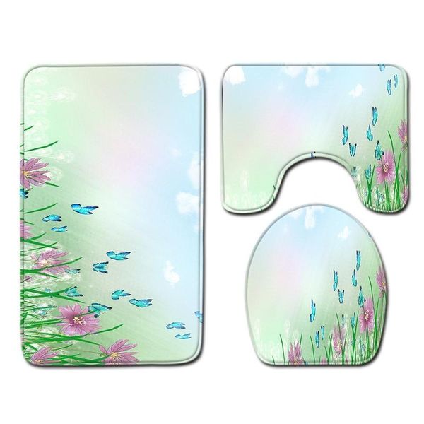 bath mats landscape pattern mat bathroom carpet products sets toilet three-piece set
bath mats landscape pattern mat bathroom carpet products sets toilet three-piece set